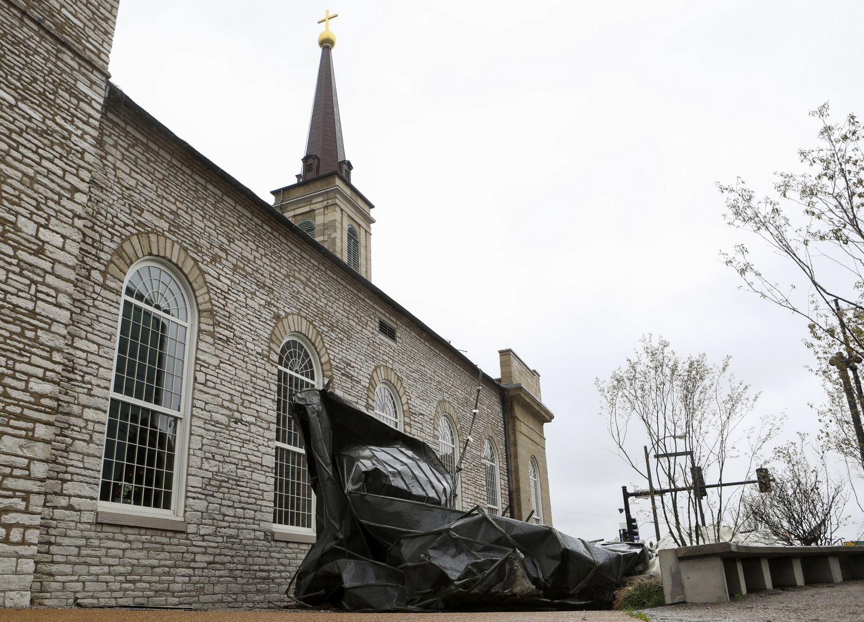 Wind Damage at the Old Cathedral